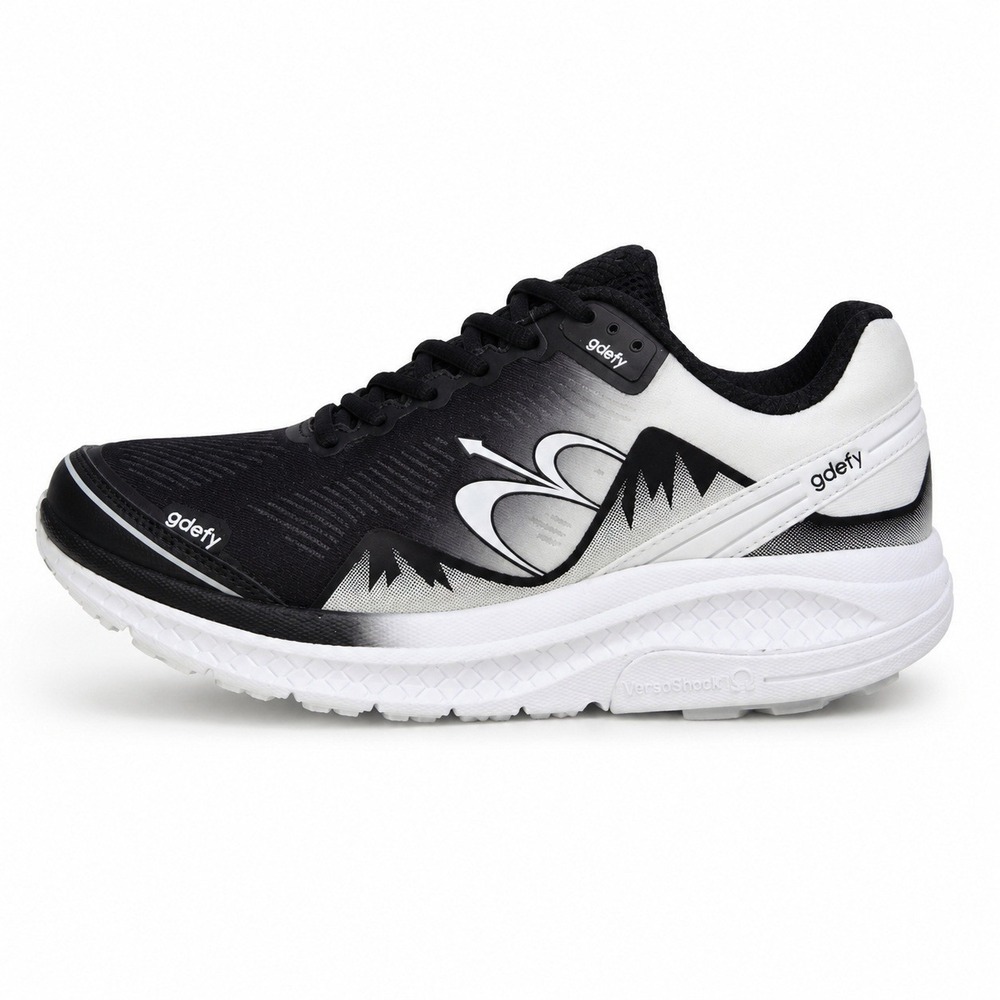 Gravity Defyer GDEFY Mighty Walk Womens 10.5 Black Walking Shoes Orthopedic